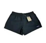Patagonia Women’s Baggies 2.5" Black Shorts size Small NWT $59