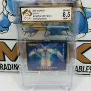 DIGIMON Metalgreymon To Wargreymon Digi-FX 3D Tazo 2000 CGA 8.5 Rare #3