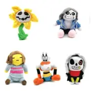 Undertale Plush Stuffed Toys Game Periphery Cartoon Figure Sans Frisk Chara Soft