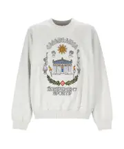 Casablanca Metaphysical Tennis Icon Sweatshirt S,XL,XS,L,M light gray