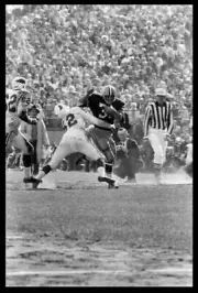 Green Bay Packers Fullback Jim Taylor during the St Louis Cardinal- Old Photo