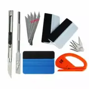 Versatile Vinyl Wrapping Kit Felt Squeegee Tint Scraper and Wool Squeegee