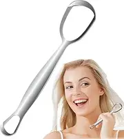 Metal Tongue Scraper - Stainless Steel Tongue Scraper | Travel-Friendly Fan-Shaped Oral Care Tool For Daily Cleaning Reduce Bad Breath For Family Adults