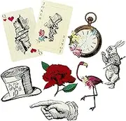 Talking Tables Truly Alice Party Prop Set for a Tea Party & General Party Decoration, Multicolor