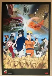 2023 SDCC Comic Con Exclusive NARUTO Double Sided Promo 12X18 POSTER Viz Media