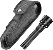 Torch Holster, Pack of 2 Protective Case for Torch, 16.5 cm Torch Bag Belt, Belt Bag Torch for Outdoor Hunting, Camping, Hiking, Fishing