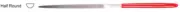 Eze-lap Half Round, Fine Grit Individual Diamond Needle File (600) Ref: 604F