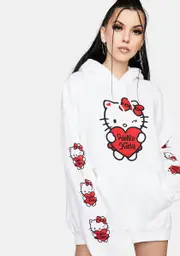 [NGOrder] x Hello Kitty Oversized Graphic Hoodie