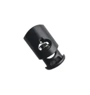 20 pcs plastic drawstring toggle spring stop single hole string cord locks new