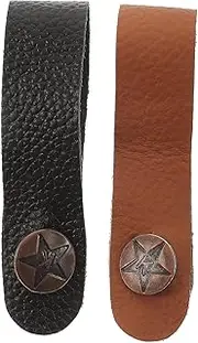 ERINGOGO 2Pcs Guitar Neck Strap Ties Durable Headstock Fasteners Convenient Installation for Acoustic and Electric Guitars Colors for Musicians