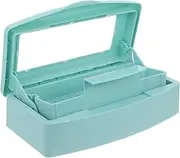 VINTORKY Nail Clipper Cleaning Box Manicure Tools Cleaning Case Box Plastic Tray Organized Storage