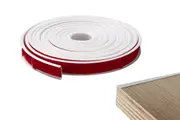 Self Adhesive Edge Protector Collapsible U Shape Edge Banding Corner for Cabinet Repair-White