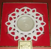 Lenox Snow Lights Shine Snowflake Votive w/Tealight Candle Porcelain/Gold New
