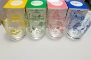 Snoopy Drinking Glass Set of 4 in Box Baskin Robbins Promo Gift New