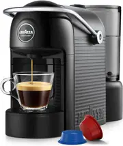 Lavazza, A Modo Mio Jolie EVO, Coffee Capsule Machine, Made from 36% Recycled Plastic, Compatible with A Modo Mio Pods, with Removable Cup Rest, Automatic Shut-Off, 1250 W, 220�240 V, 50�60 Hz, Black