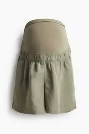 MAMA Linen Blend Shorts