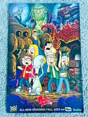 2023 SDCC COMIC CON FOX HULU PROMO 12x18 POSTER AMERICAN DAD - Seth MacFarlane