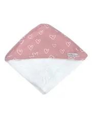 [Bubba Blue] Single Nordic Hooded Towel in Pink