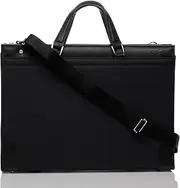 is・+(アイエスプラス) IS Plus IS+ Clutch, Two-Handed Business, Made in Japan with Shoulder 16.5 inches (42 cm), Black, Black, Free Size