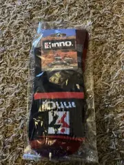 INNO Coolmax Cycling Socks Black Red Size L/XL Bike Outdoor brand New