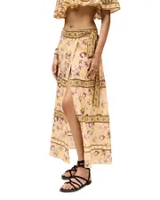 ba & sh Amalia Printed Wrap Skirt