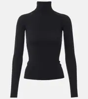 [Alaia] Alaïa Jersey top AU 14 black