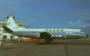 Pluna Uruguay Vickers Viscount CX-BIZ postcard