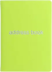 Letts Of London Dazzle A6 Address Book, Pear