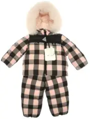 NEW MONCLER GIRL 2 PC JACKET PANTS GOOSE DOWN SNOWSUIT SET 18/24 MONTH