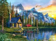 Anatolian Sunset Cabin 1000 Piece Jigsaw Puzzle By Dominic Davison