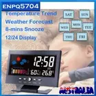 Home Modern Decor LED Digital Clock Desk Table Alarm Time Temperature Display