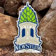 NewSylum Brewing Co Tin Tacker Metal Beer Sign