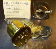 MEDECO HIGH SECURITY RIM CYLINDER PART # 10-0300N-02 BRASS IN COLOR NEW IN BOX