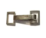1pcs Silver Chrome Rectangle Quick Release Cloak Clasp Suits 20mm Strap