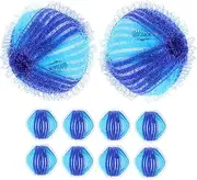 Uonlytech 10pcs Reusable Lint Removal Laundry Balls Efficient Cleaning Tool for Washing Machines Prevents Tangles and Hair Buildup Durable Design for Use