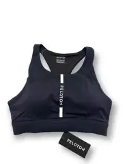 NWT$56 Peloton Here Now High Neck Bra Black Size M