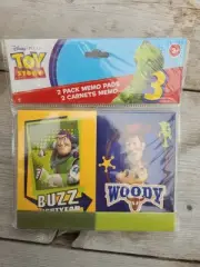 Toy Story 3 Stationery Set Notepad Memo Pad Buzz Lightyear Woody Paper