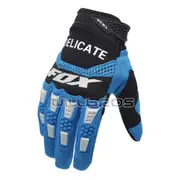 Delicate Fox Gloves Motocross Enduro Guantes Moto Cross Off-road MX BMX Dirtpaw Racing ATV UTV Cycling White Luvas For Men Blue M