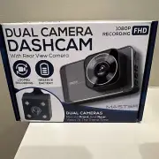 Dual Camera Dashcam With Rear View Camera Master 1080P FHD