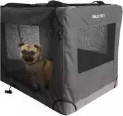 Soft-Sided Collapsible Pet Crate | Easy to Fold and Transport | 28x20X20