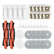 For M30 Pro Replacement Spare Parts Mop Cloth Dust Bag Hepa Filter Main Side Brush Accessories