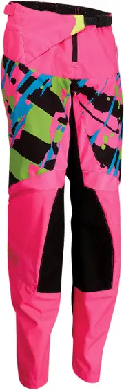 Moose Offroad Agroid, textile pants kids , color: Neon-Pink/Neon-Green/Neon-Blue/Black , size: 22
