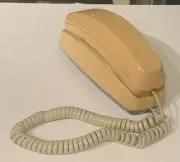 VINTAGE BELL PHONE PALE YELLOW DESK/WALL TELEPHONE- TONE/PULSE With MEM PRESETS