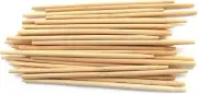 - 5Mm Semi-Point Candy Apple Bamboo Skewers - 6.5" (16.5Cm) - 100 Pieces