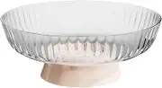 Decorative Footed Bowl - Stable and Solid Table Centerpiece, Fruit Basket Fruit Basin Table Centerpiece for Living Room Coffee Table Amith