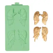 Feather Angel Wing Shape Silicone Fondant Mould DIY Clay,Sugarcraft,Gum Paste