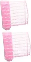 2pcs Long Back Washer Towel Nylon Bath Scrubber for Deep Cleaning Gentle Body for Scrubbing Bathing Supplies