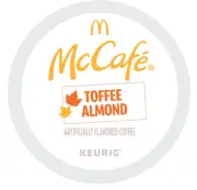 Lot NIB 24 Kcup McCafe Toffee Almond Coffee Keurig Pod Brew Mother Gift FreeShip