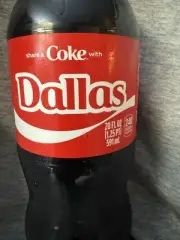 Share a Coke with Dallas 2025 Personalized Gift Coca~Cola Bottle 20oz