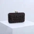 High Capacity Leopard Print Banquet Bag Women Cosmetic Bag